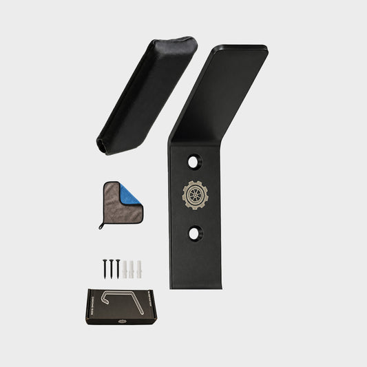 Helmet Holder Charcoal-Evo  + Microfiber Cloth Bundle (Save Rs. 50)